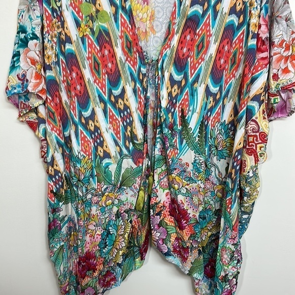 Johnny Was Pearce Short Kimono S/M - Picture 6 of 8